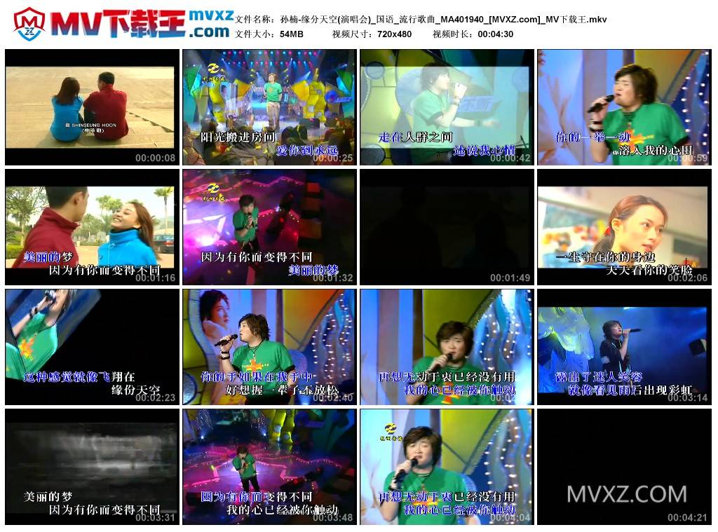 孙楠-缘分天空(演唱会)_国语_流行歌曲_MA401940